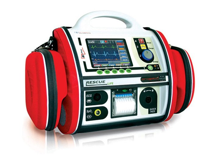Defibrillatore AED RESCUE LIFE - Con Pacemaker