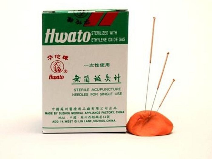 Aghi Hwato Per Agopuntura x25mm 100Pz.