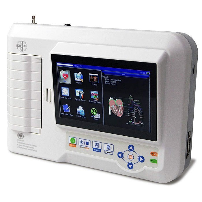 Elettrocardiografo 6 canali con display touch screen CONTEC 600G
